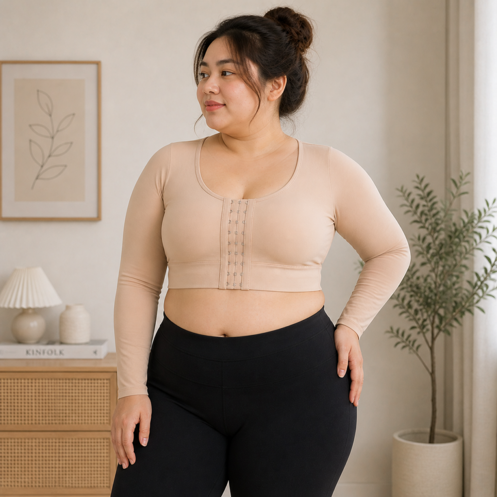🤍 NUDE — Invisible bawah baju cerah, natural look